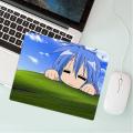 Lucky Star Mouse Pad Anime Mousepad Konata Izumi Mouse Mat Pad for Computer Mouse Peds Cute Carpet Kawaii Rug Blue Desk Mats. 