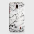 Trendy White Floor Marble Case For Nokia 1 Plus. 