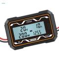 Watt Meter Portable DC Multifunction Meter for DC Circuits Boat Solar System 200A. 