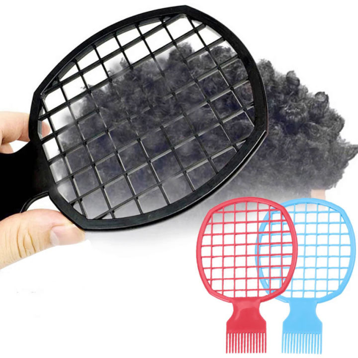 Professional Curly Hair And Dirty Braid Comb Fashion Men'S Double Ended Twist Up Comb Black People Perm Barber Shop Accessories