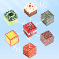 minecraft magnetic cube peripherals ore magnet assembly DIY building blocks children's educational magnetic building block toys. 