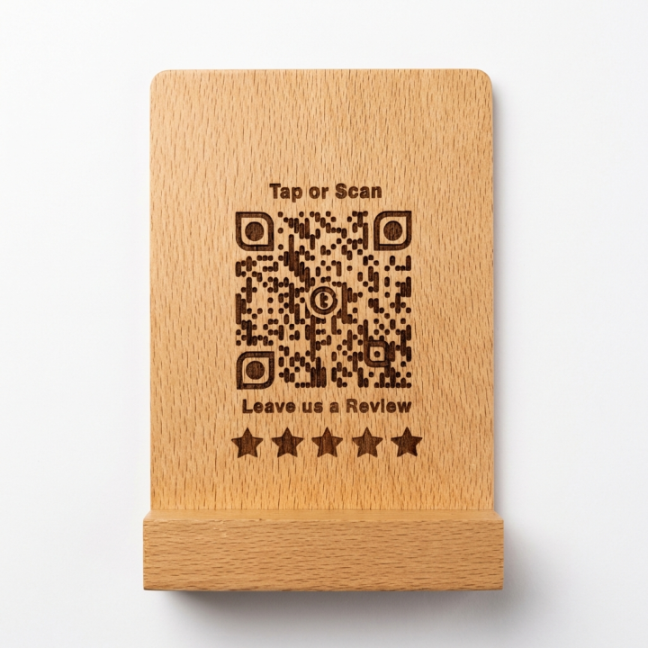 TapX%20Google%20Review%20Booster%20QR%20Stand%20%E2%80%93%20Premium%20Wooden%20Tabletop%20Display%20for%20Customer%20Reviews%20&%20Ratings%20-%20Image%203