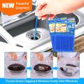 Sani Sticks Keeps Drain Clear & Odor-Free Kitchen Dapur Sink and Bathtub Drain Cleaner (Pack of 12 Sticks) Blue Colour Sani Sticks Drain Cleaner and Deodorizer Non-Toxic Enzyme Formula to Eliminate Odors and Helps Prevent Clogged Drains. 