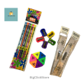 20 Pcs ORO Stationery Set | 6 Pencils, 6 Erasers, 5 Sharpeners & 3 Rulers | Best Stationery Kit for Students, Toddlers, Kids, Girls & Boys | Premium School Supplies for Writing, Drawing & Learning | Buy Online at Best Price. 