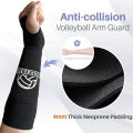 1 Pair Volleyball Arm Sleeves for Girls Padded Passing Forearm Sleeves with Thumbhole Volleyball Arm Pads Youth Women. 