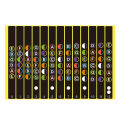 Guitar Fretboard Notes Map Labels Sticker Fingerboard Fret Decals For Guitarra Conbo. 