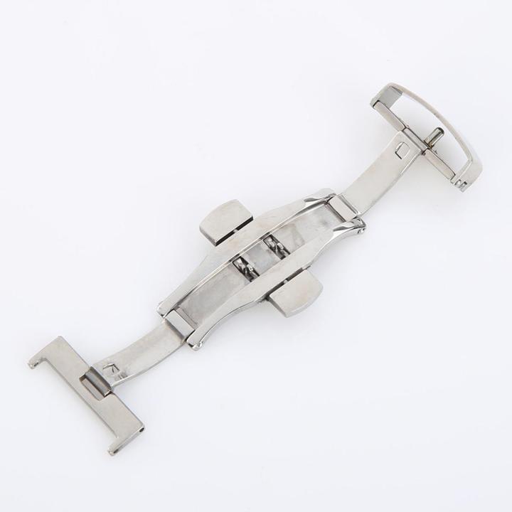 Stainless Steel Flip Lock Butterfly Deployment Clasp Watch Deployant Buckle Watch Strap 16mm 18mm 20mm 22mm