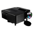 Mini Projector  Upgraded, UNIC UC28+3D 1080p Portable LED Projector Support USB HDMI (F). 