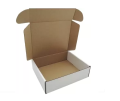 Shipping Boxes, White Corrugated Cardboard Packing Small Mailer Box for Mailing Business Packaging, Gifts, Decorations, White Kraft (6.5 x 4 x 2.5 inch). 
