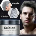 Gray Hair Wax Temporary Hair Pomades Fun And Effective Modeling Fashion DIY Hair Color For Men Womendaily Party Birthday Party. 