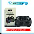 Mini Wireless Keyboard 2.4GHz Air Touchpad Mouse, Compatible With Android TV Box, Smart TV, PC Black. 