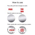 300Pcs Round  Scratch Off Stickers 1 Inch Scratch Off Labels Sticker for Party Activity Favors Stationery Sticker. 