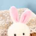 Cute Love Blush Little White Rabbit Soft Cotton Animal Plush Stuffed Toy KeyChai. 