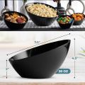 Pasta bowl & soup bowl large angle serving bowl salad bowls good quality melamine heavy quality. 
