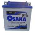 MOtorcycle 12v 5ah Osaka supreme 6 battery for ybr all models+suzuki gd110+ ( install on every cd 70 nd cg125 after alteration). 