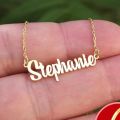 Customized Named Necklace Made in 21k Gold  Personalized Any Name and Design You Want-Best For Gifts. 