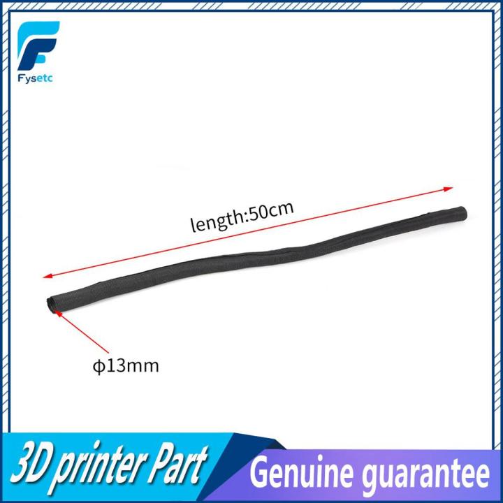 Parts L 50CM OD 13mm Textile Sleeve Cable Wire Wrapping Connected Cable For Prusa i3 MK2S/MK2.5/MK3 Hotend Extruder