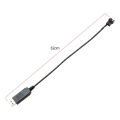Usb to Chassis Fan Adapter Cable Efficient Usb to 4pin Fan Adapter Cable Boost Chassis Fan Performance Stable Power Cord for Computer Fans 12v to 5v Connector Cable Perfect for Southeast Asian Buyers. 