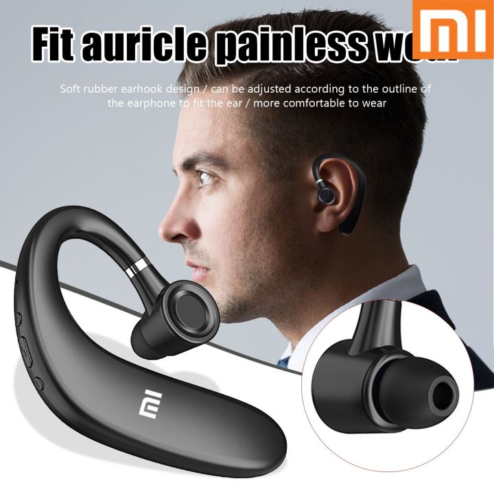 【COD+Ready Stock + FREE Shipping 】Xiaomi S109 Single Ear Bluetooth Wireless Earphone Handsfree Call Wireless Earphone Abs Talk And Listen To Music 3 Home Hotel Office