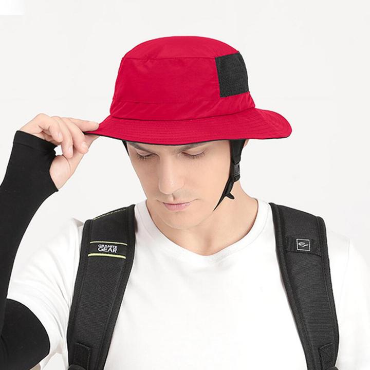 Men Sun Protection Fishing Hat Summer Breathable Mesh Climbing Hiking Caps Anti-UV Sun Hat Men's Panama Hat Bucket Hats Uni