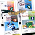 Pack of 4 A Plus 9th Class Physics Chemistry Computer and Mathematics Past Model Papers for All Punjab Boards. 