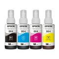 EPSON 664 Ink For Epson Printers  ( Black / Cyan / Yellow / Magenta ). 