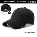 New Best Quality Outdoor Baseball Adults P Caps With Curved Brim For Men Hats for Unisex With Adjustable Buckle Sun Protection Cap for Men in Black Blue Red Brown Beige Grey and White. 