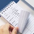 86 Sheets Binder Ring Flipping Flash Card DIY Combinable Study Cards Mini Cute Lined Memo Pad DIY Bookmark Blank Index Cards New. 