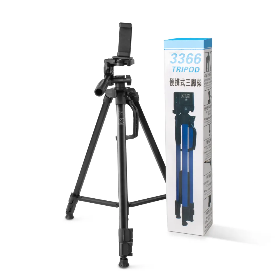 Riva 3366 Professional Tripod for Camera, Tripod Stand for Mobile