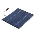 12V 5.2W Mini Solar Panel Polycrystalline Solar Cells Silicon Epoxy Solar DIY Module System Charger + DC output. 
