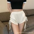 Thin shorts, women's summer wide-legged sports, A-line babes, sexy high-waisted hot pants, summer loose casual drawstrings, and thin. 