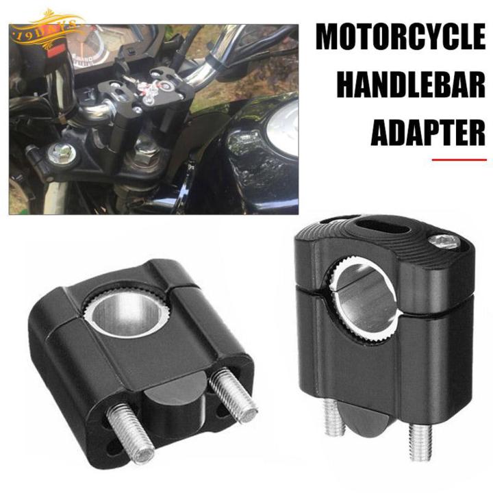 Universal 32mm (1.25") Handlebar Mount Clamp – Chrome – Fits Most Motorcycles – TCMT