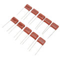 Guitar Capacitor Guitar Capacitor Replacement Dark Red 10Pcs For Electric Bass. 