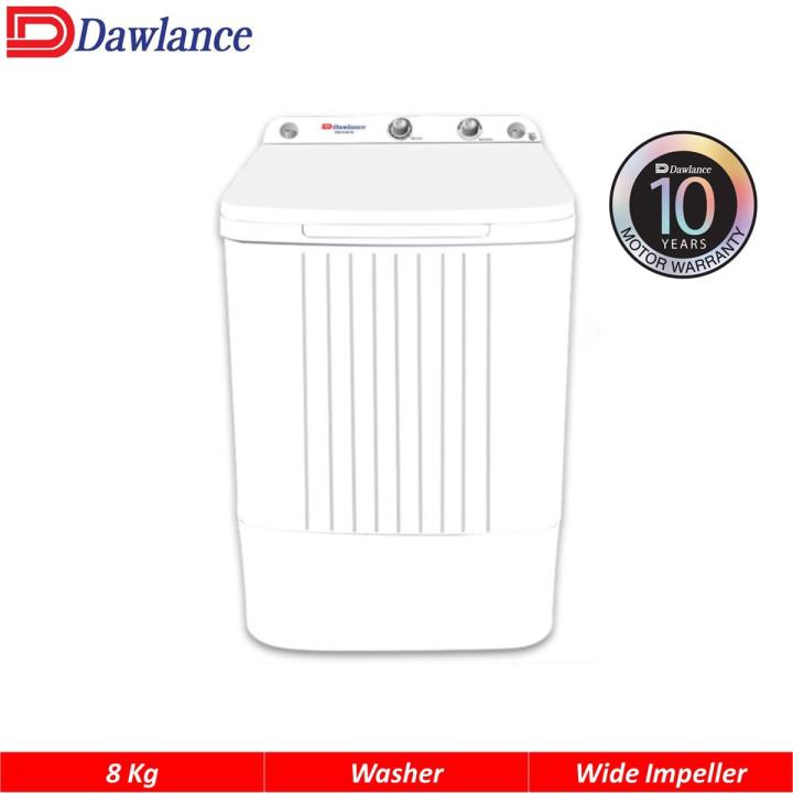 Dawlance Washing Machine 10KG DW 6100W Semi Automatic White
