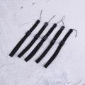 5x Black wrist strap lanyard hand grip string for nintendo wii remote controller. 