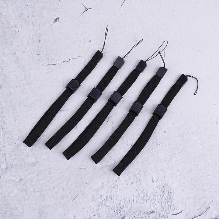 5x Black wrist strap lanyard hand grip string for nintendo wii remote controller