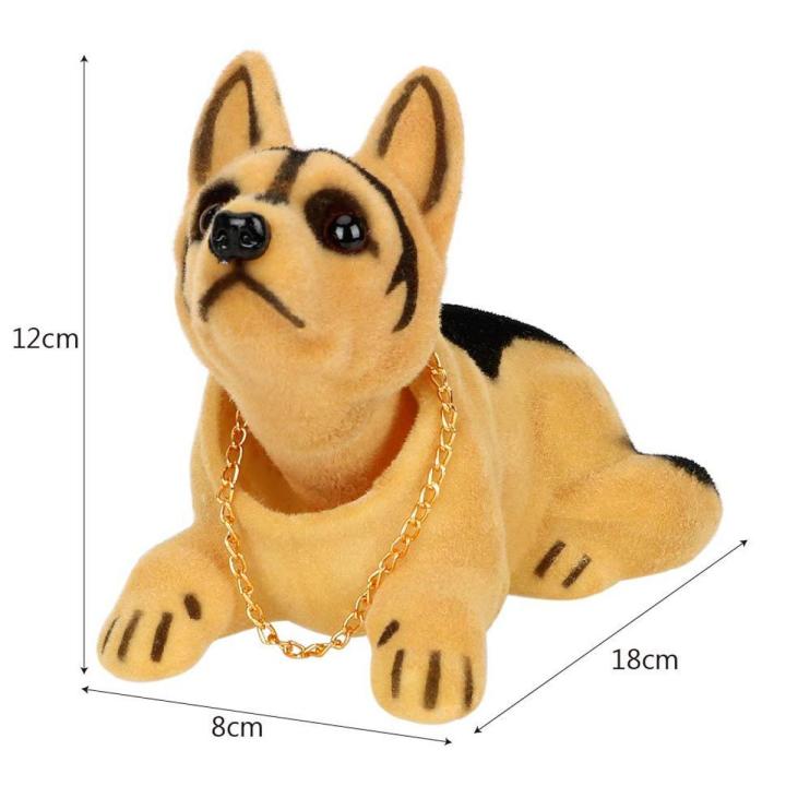 Car Dashboard Nodding Dog Auto Shaking Head Toy Bobble Head Doll Car Ornaments Air Freshener Decoration Cute Beagle