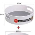 360 Rotating Tray Kitchen Storage Containers for Spice Jar Snack Tray Large Storage Box Non Slip Organizer hot sell. 