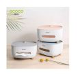 Ecoco Tissue Box Cover Holder with Storage, Napkin Tissue Box, Multi-Function Storage Organizer Caddy. 