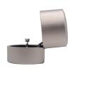 Semi-circular Jewelry box Sophisticated Brushed PU leather Pendant box Necklace box Bracelet for Storage Organization Gift Jewelry showcase Home decor. 