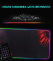 Imported RGB Gaming Mouse Pad with 14 RGB Spectrum Mode Large Extended soft led mousepad For Pro Gamers PC laptop Gaming Mousepad. 