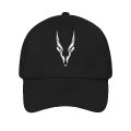 Markhor Cap Stylish logo Hat Black Premium Quality Adjustable. 