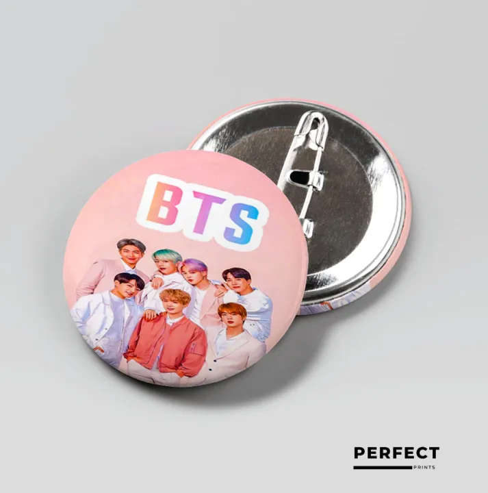Custom Made Team BTS Amazing School Button Badge | Daraz.pk