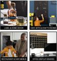 Large Black Chalkboard Sticker Paper DIY Black Board Wall Adhesive Contact Paper Roll Chalk Board For Kids Blackboard Sticker For Wall Chalk Paper Sheet PVC Waterproof Size: 16inch x 36 inch. 