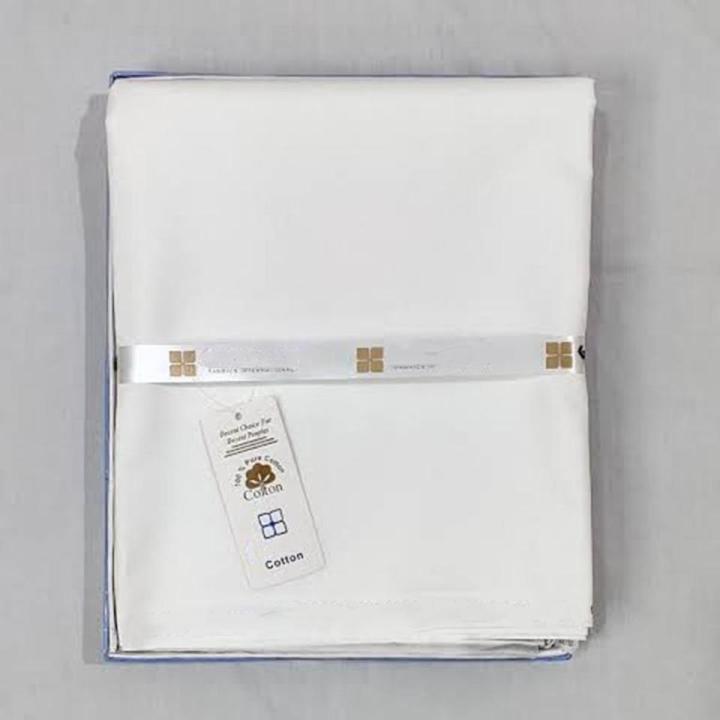 Latest Stitched All Season Off White Suit in Wash & Wear Stuff main image 0