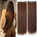 New 5 clips Long straight hair extension for girls and women's. 