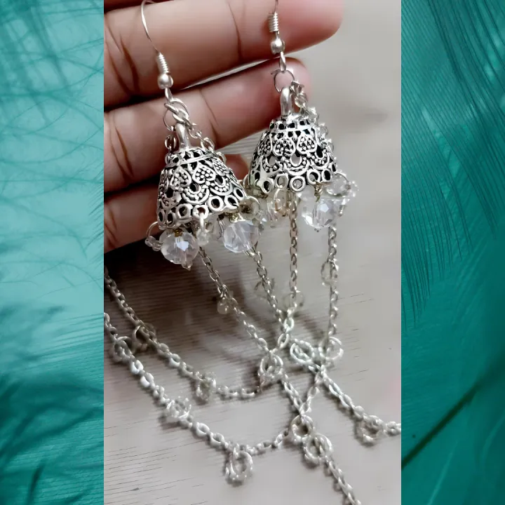 Sahara%20Elegance%20Silver%20Jhumka%20,%20High%20Quality%20Jhumka%20With%20Silver%20Sahara%20,%20trending%20jewellery%20-%20Image%203