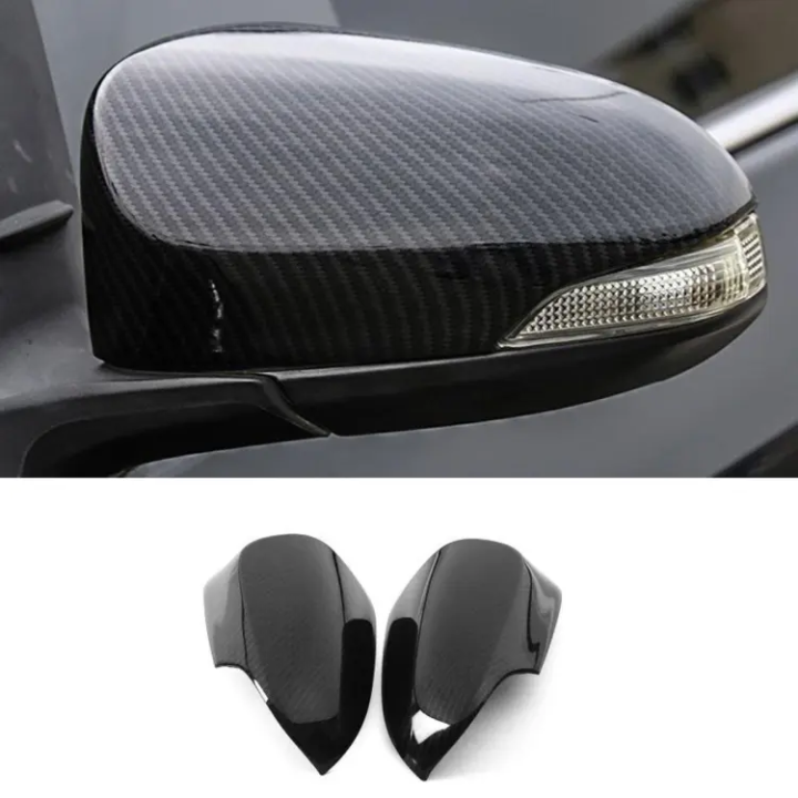 Toyota Yaris OEM Style Side Mirror Covers Carbon Fibre - Toyota Yaris 2020,2021,2022,2023 - Carbon Fiber Pattern/Carbon Fiber