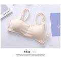 Click4she Teen Girls Soft & Comfortable Padded Cotton Sports Bra for Girls Solid Color Teenagers Vest Tops Children Clothes Cotton Child Training Bra for kids 8-12years. 