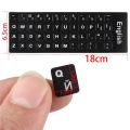 Non Degumming Italian Alphabet Layout Russian Multi-Language Deutsch Laptop PC Keyboard Decal Alphabet Button Layout Letter Protective Film Keyboard Stickers. 